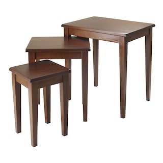 Foto 2 | Mesa Decorativa Winsome Regalia Walnut, 14,9 Cm De Profundidad X 20 Cm De Ancho X 21,6 Cm De Alto - Venta Internacional.