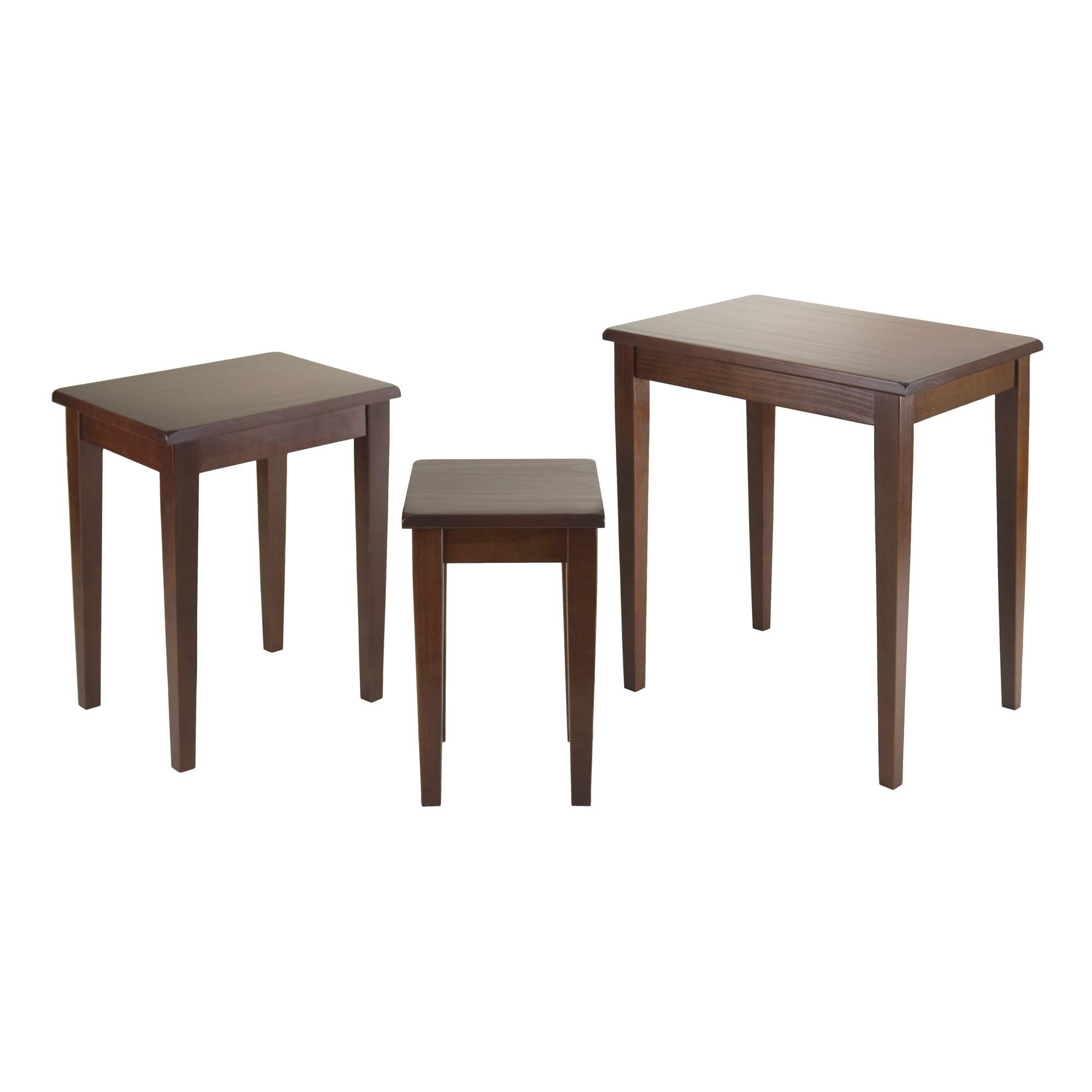 Foto 4 pulgar | Mesa Decorativa Winsome Regalia Walnut, 14,9 Cm De Profundidad X 20 Cm De Ancho X 21,6 Cm De Alto - Venta Internacional.