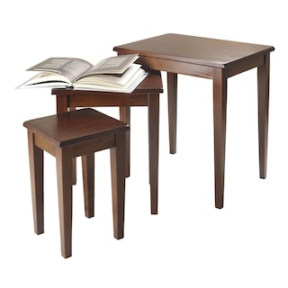 Foto 4 | Mesa Decorativa Winsome Regalia Walnut, 14,9 Cm De Profundidad X 20 Cm De Ancho X 21,6 Cm De Alto - Venta Internacional.