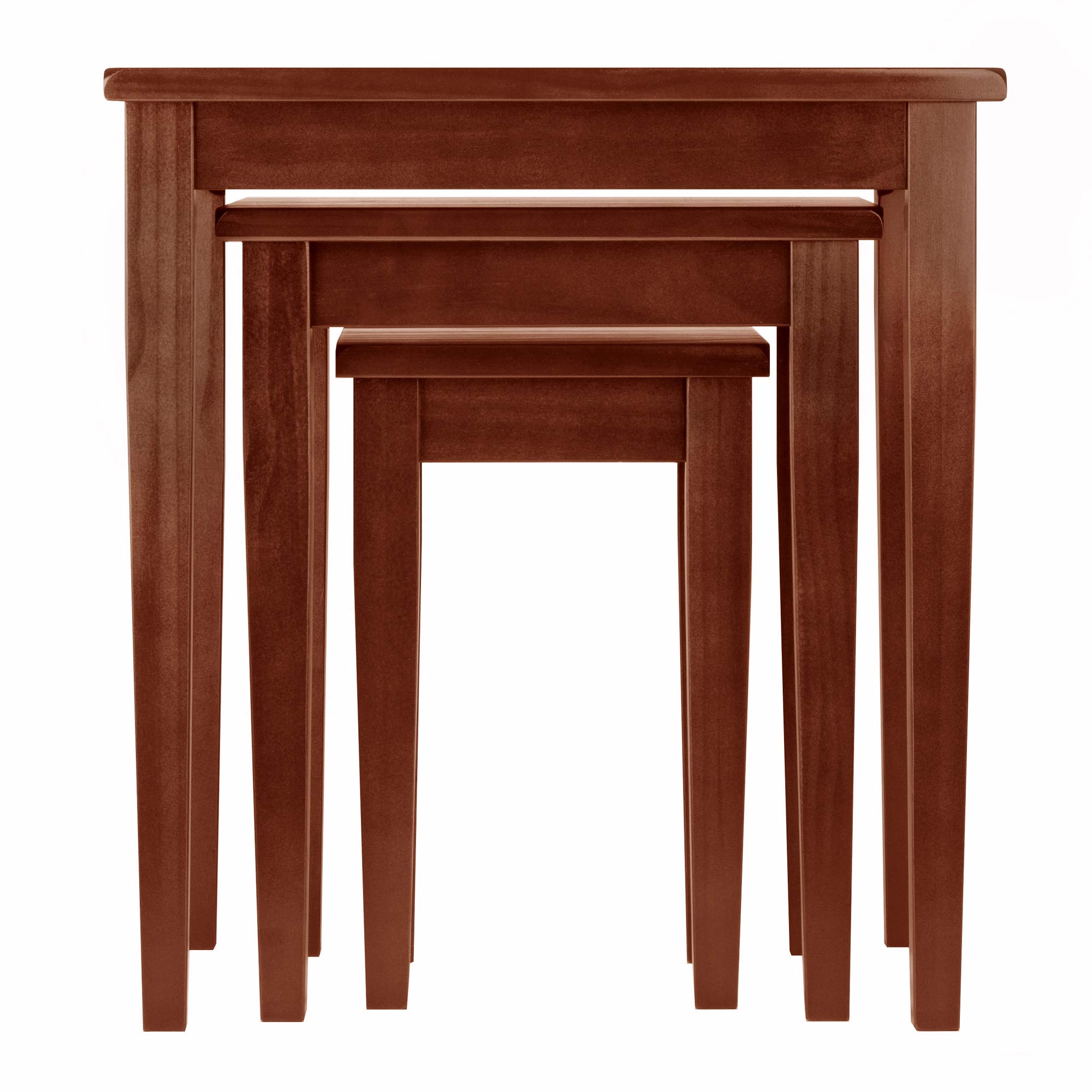 Foto 6 pulgar | Mesa Decorativa Winsome Regalia Walnut, 14,9 Cm De Profundidad X 20 Cm De Ancho X 21,6 Cm De Alto - Venta Internacional.