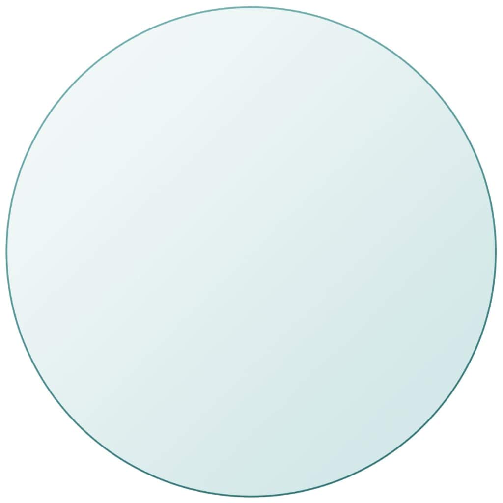 Foto 1 | Tapa De Mesa Vidaxl De Vidrio Templado De 30 Cm De Diámetro, Transparente - Venta Internacional.