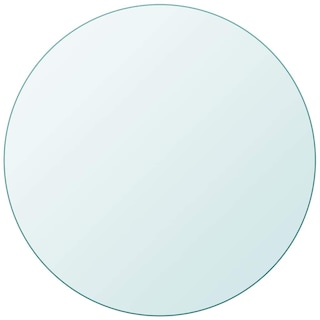 Foto 1 | Tapa De Mesa Vidaxl De Vidrio Templado De 30 Cm De Diámetro, Transparente - Venta Internacional.