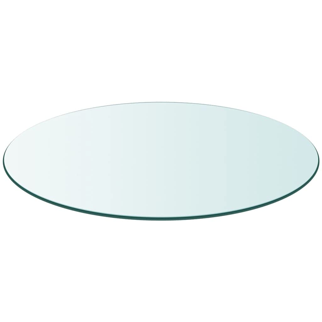 Foto 3 pulgar | Tapa De Mesa Vidaxl De Vidrio Templado De 30 Cm De Diámetro, Transparente - Venta Internacional.