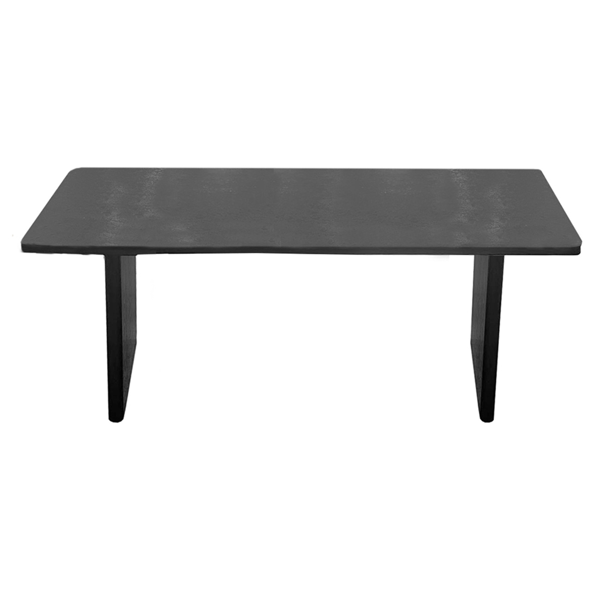 Mesa De Comedor Tristan Stone Negra Piedra sinterizada