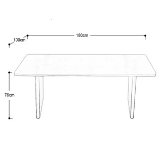 Foto 3 | Mesa De Comedor Tristan Stone Negra Piedra sinterizada