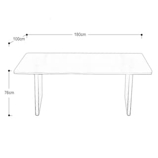 Foto 4 | Mesa De Comedor Tristan Stone Negra Piedra sinterizada