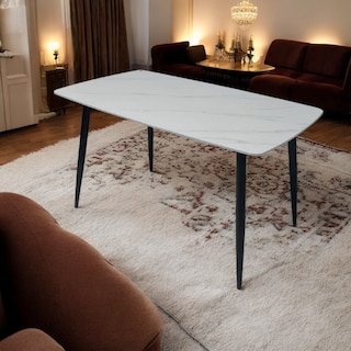 Foto 1 | Mesa para Comedor Felix Blanca 140 x 80 x 75 cm