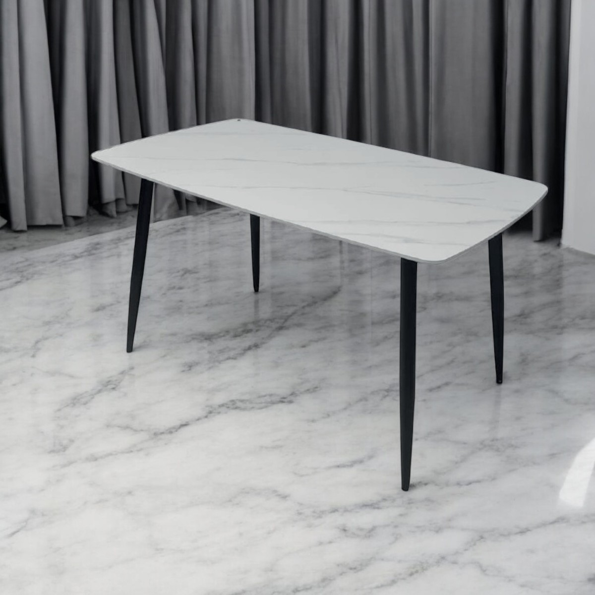 Foto 3 | Mesa para Comedor Felix Blanca 140 x 80 x 75 cm