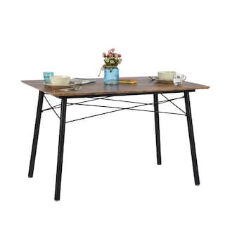 Foto 1 | Mesa De Comedor Furniturer London Marrón 120 X 80 X 75 Cm