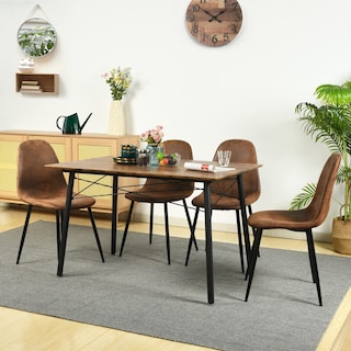 Foto 8 | Mesa De Comedor Furniturer London Marrón 120 X 80 X 75 Cm