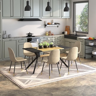 Foto 2 | Mesa de Comedor Furniturer Negro