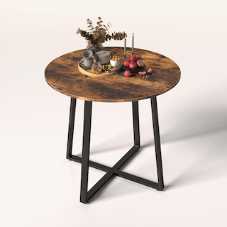 Foto 1 | Mesa De Comedor Furniturer Naomi Marrón 80 X 80 X 75 Cm