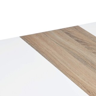 Foto 7 | Mesa De Comedor Furniturer Trumpet Blanco 140 X 80 X 76 Cm