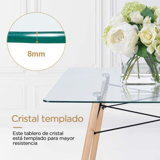 Foto 5 | Mesa De Comedor Furniturer Zappa Multicolor