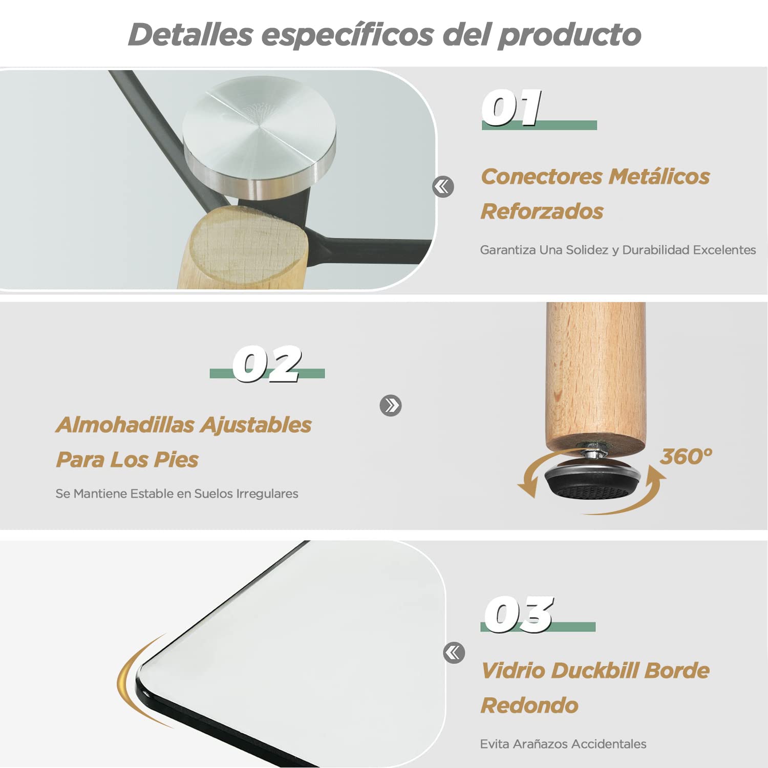 Foto 7 pulgar | Mesa De Comedor Furniturer Zappa Multicolor