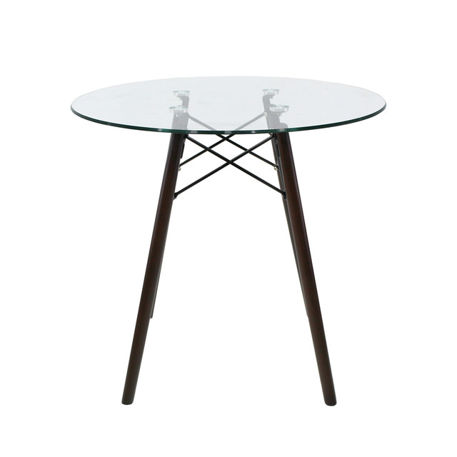 Foto 1 | Mesa Oslo Cristal 80 Mob-t8 Nogal