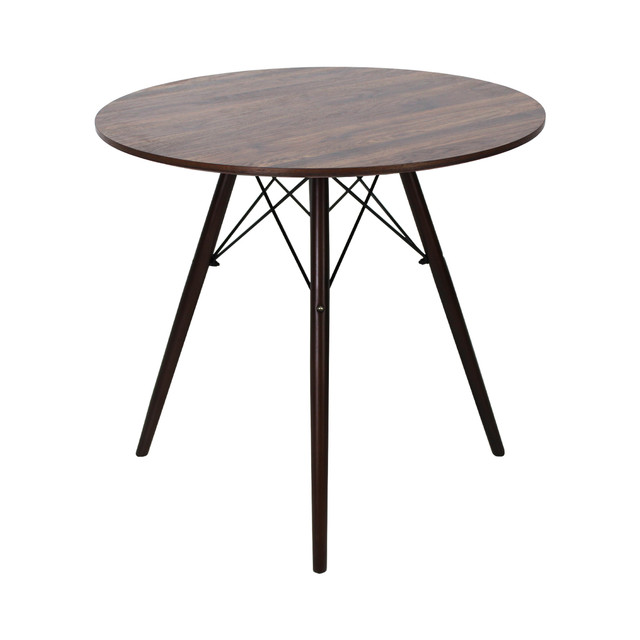 Mesa Oslo Redonda 80 Cm Nogal