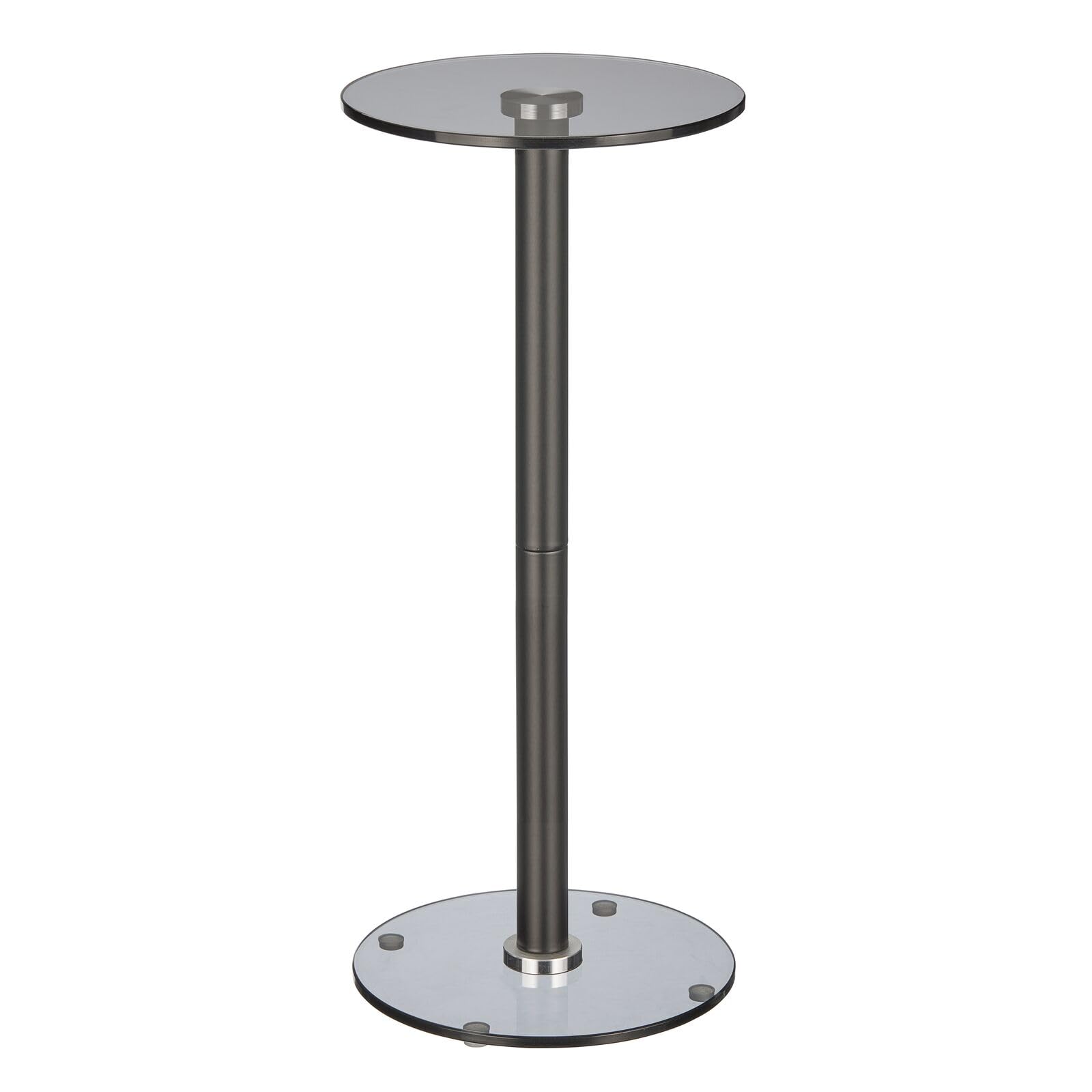 Foto 7 pulgar | Mesa Para Bebidas Con Diseño De Cristal Con La Parte Superior Y El Extremo  Redonda  22 Cm - Venta Internacional.