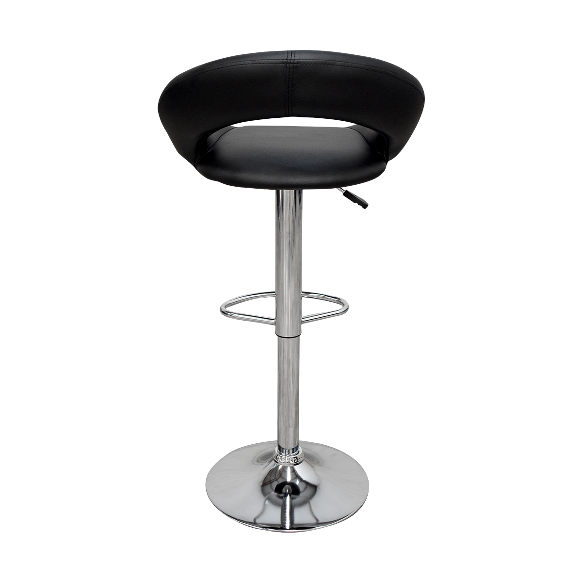 Foto 5 | Set De 2 Bancos Altos Oval Para Barra -blue Room Vinipiel Negro