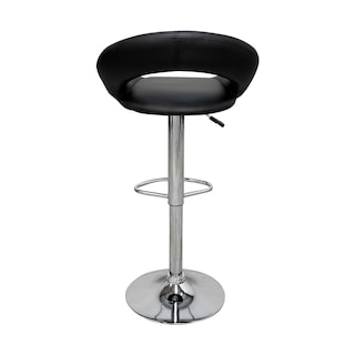 Foto 5 | Set De 2 Bancos Altos Oval Para Barra -blue Room Vinipiel Negro