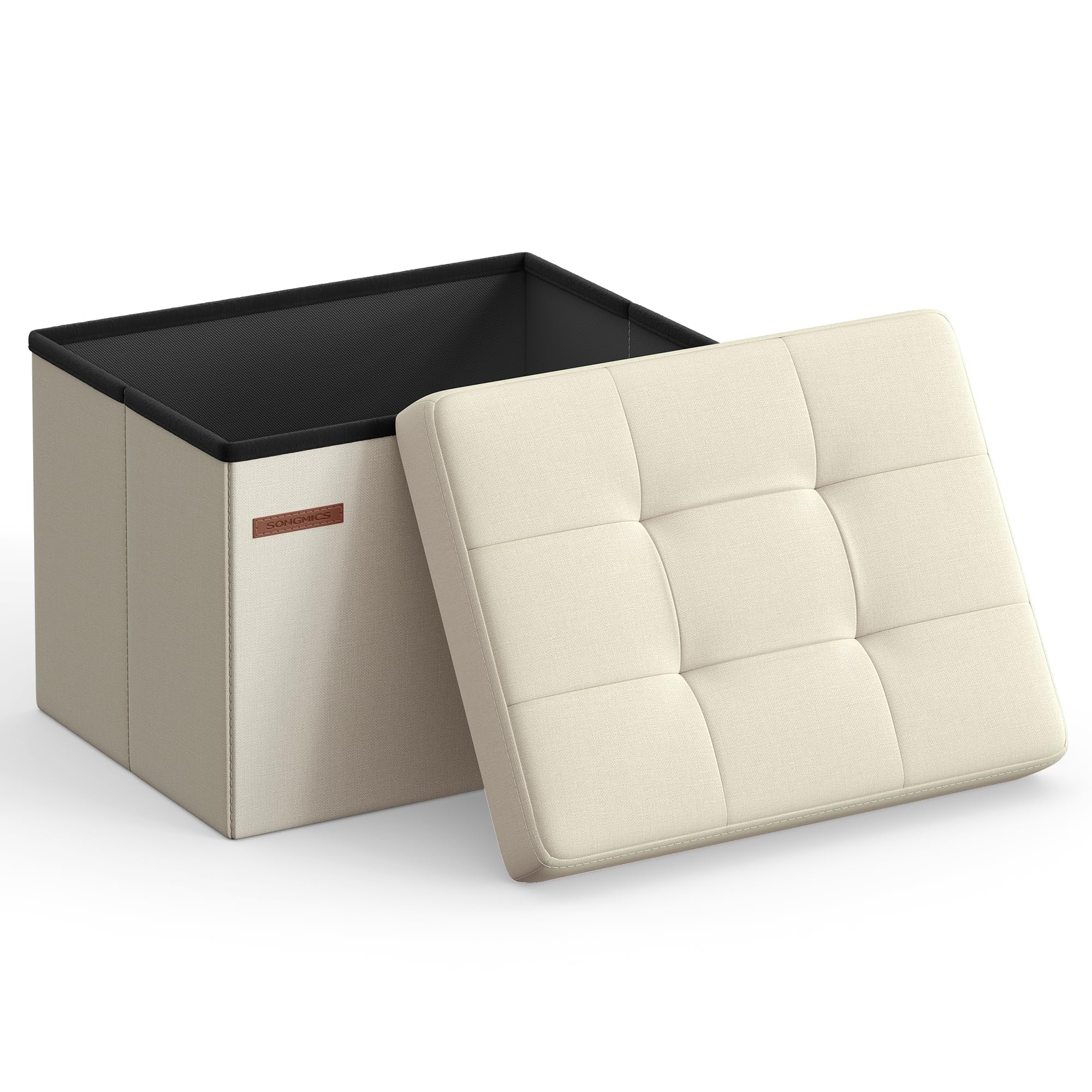 Foto 1 | Banco de Almacenamiento Songmics Crema 32 Litros- Venta Internacional