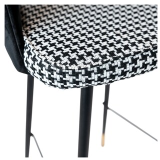 Foto 3 | Banco Claudett Velvet Negro