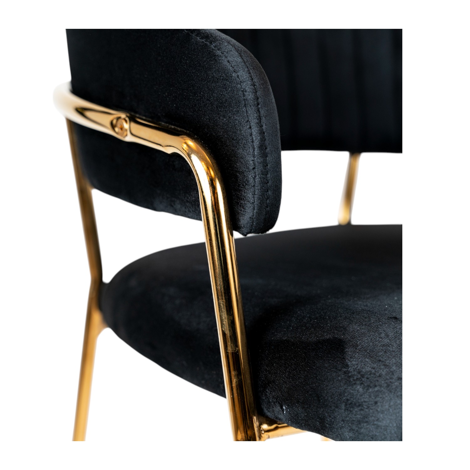 Foto 4 pulgar | Banco Jessi Velvet Negro Gold