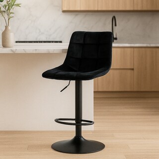 Foto 3 | Banco Aiden Velvet Negro