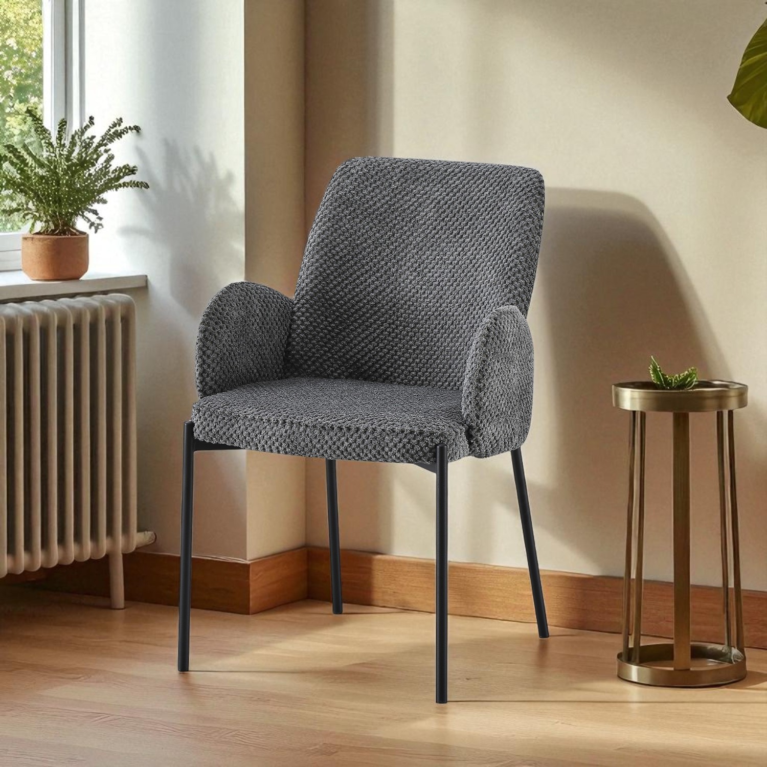 Foto 2 | Silla Ocasional Tonga Gris Grafito