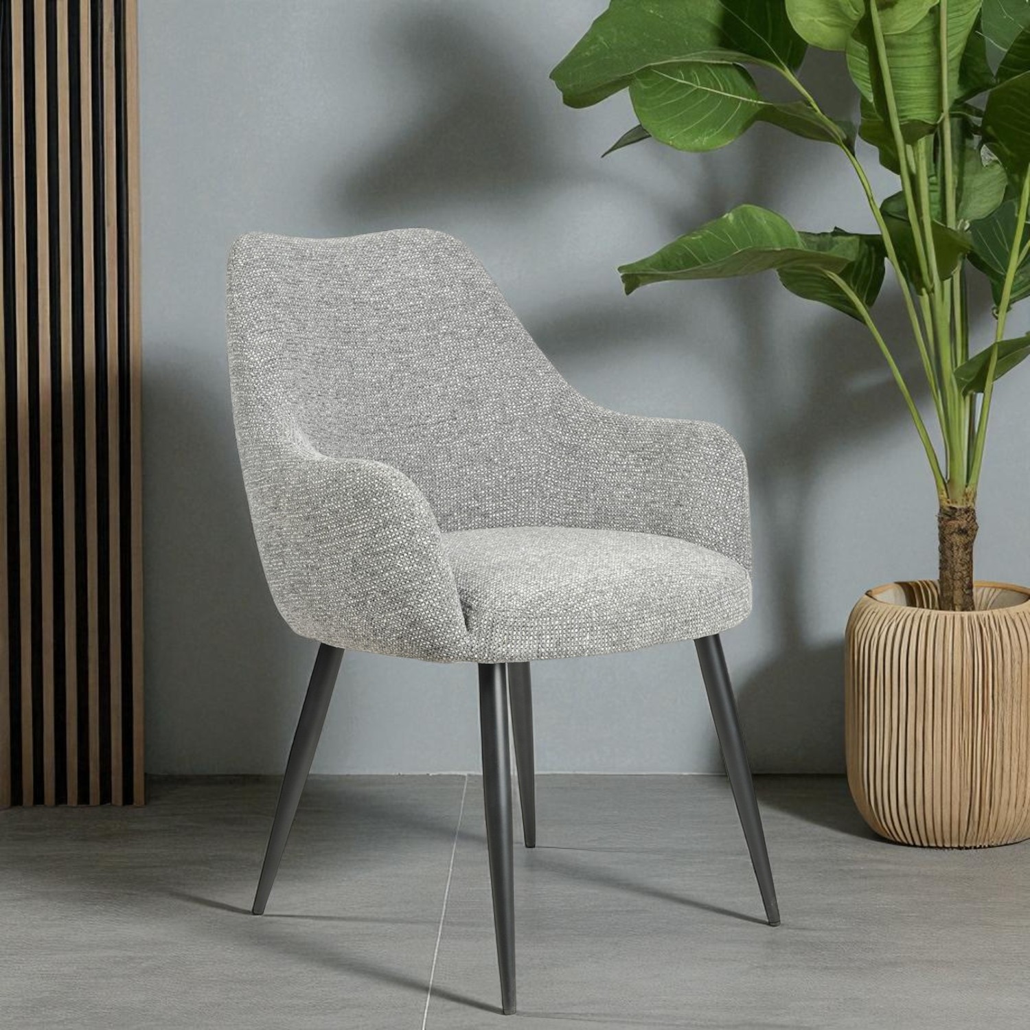 Foto 4 pulgar | Silla Ocasional Uganda Gris