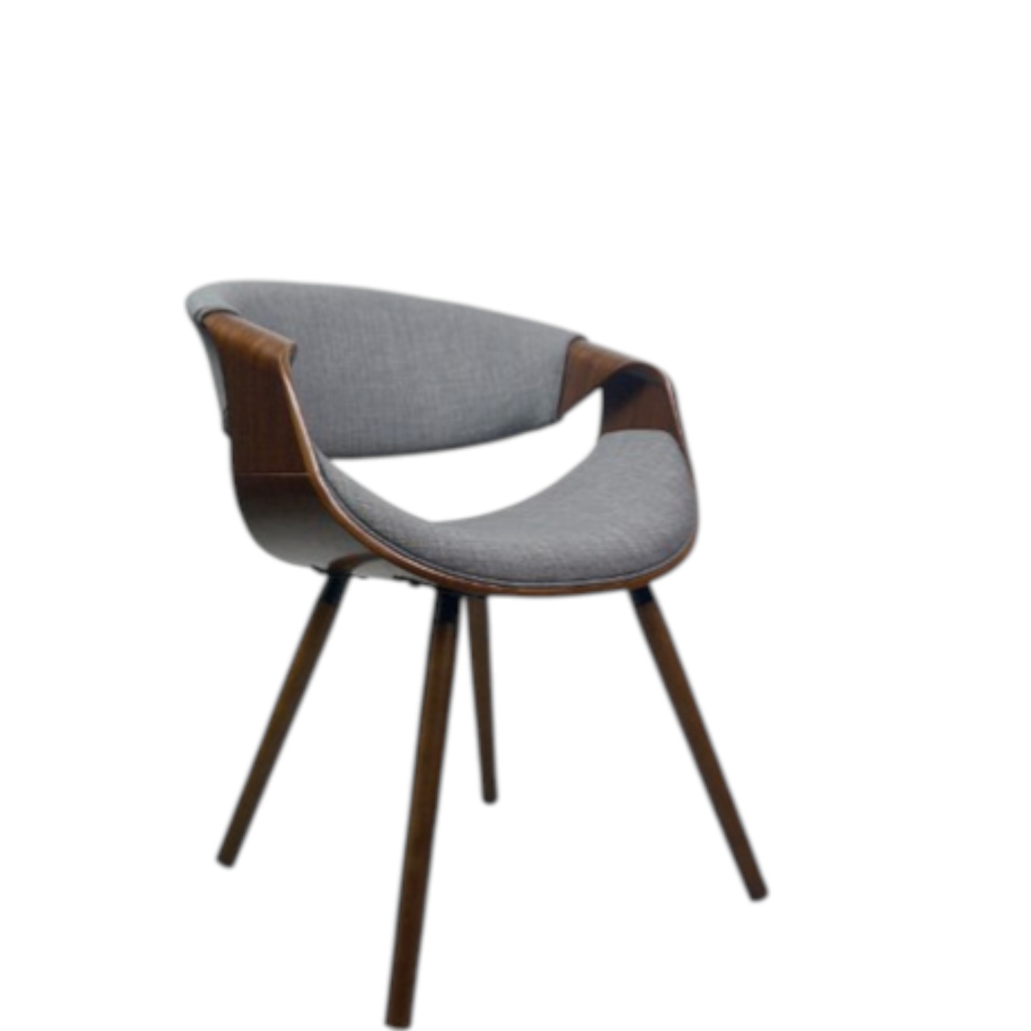 Silla Ocasional Catby Tela Gris
