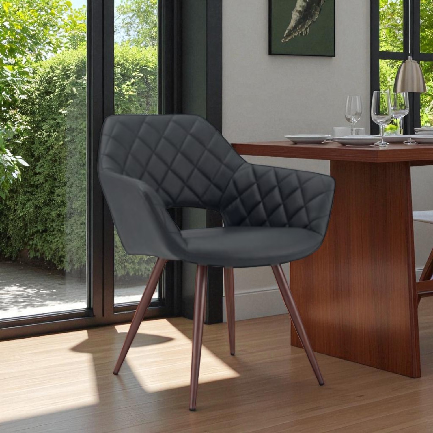 Foto 2 | Silla Ocasional Charle Negro