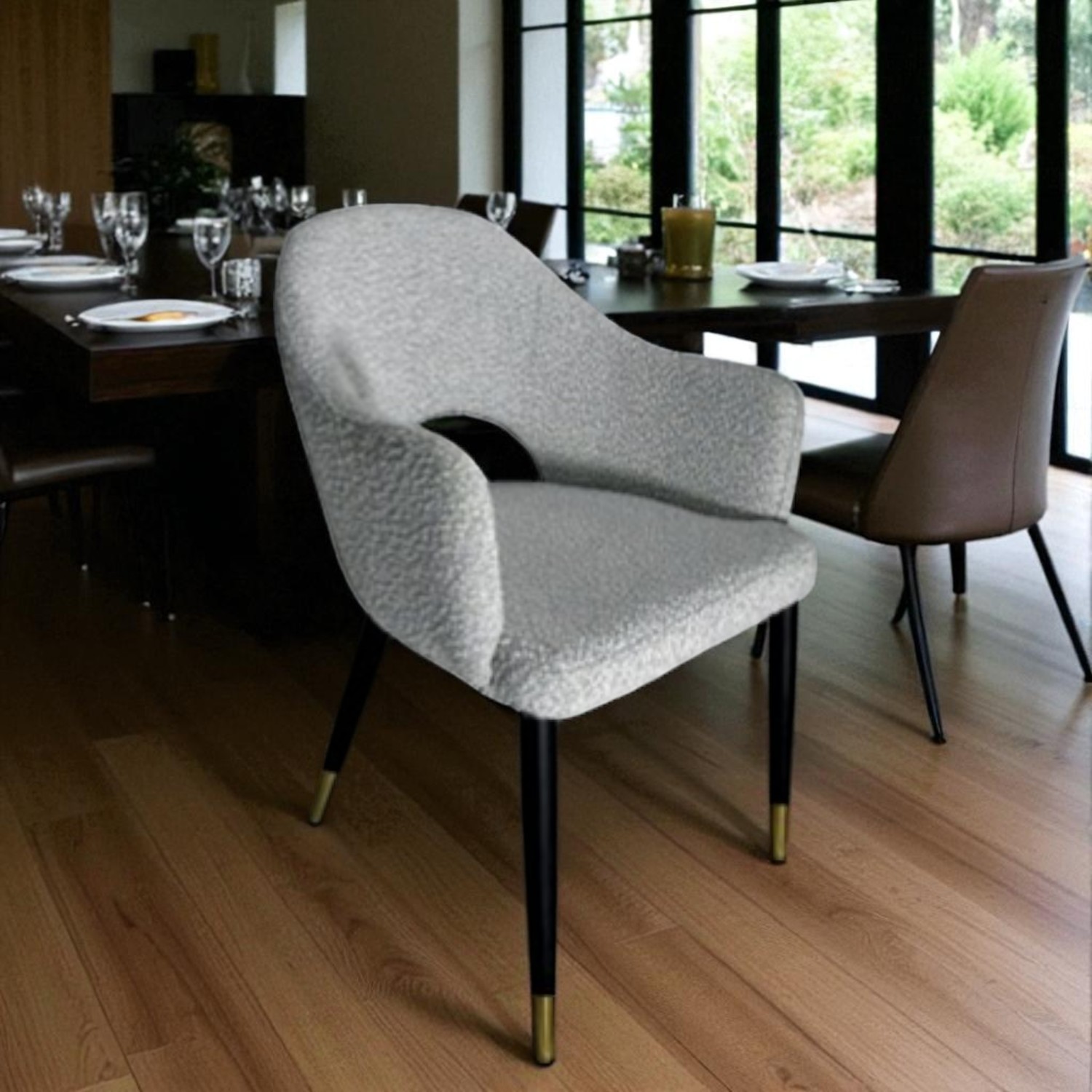 Foto 4 pulgar | Silla Ocasional Levi Tela  Domino
