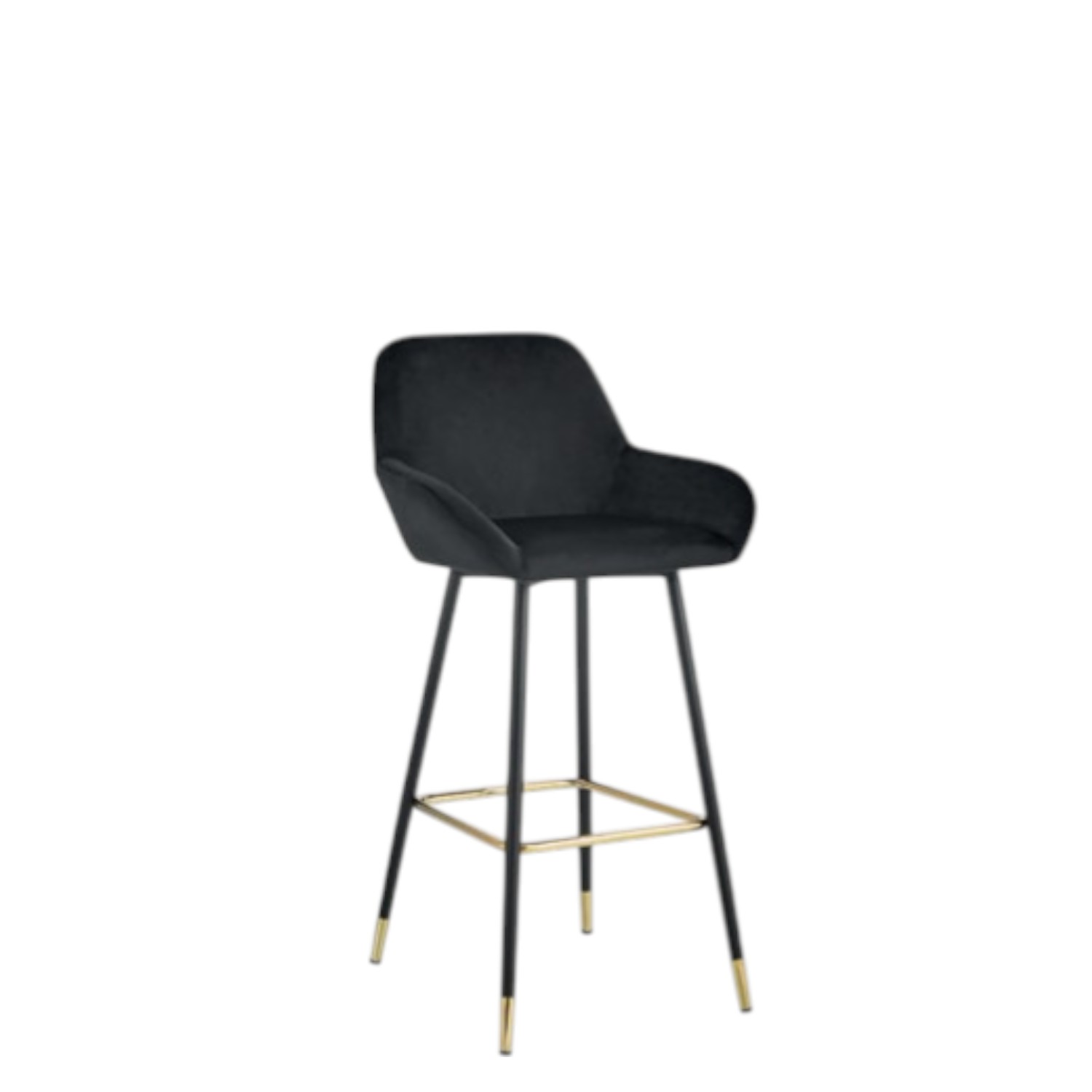 Banco Arthuro Velvet Negro