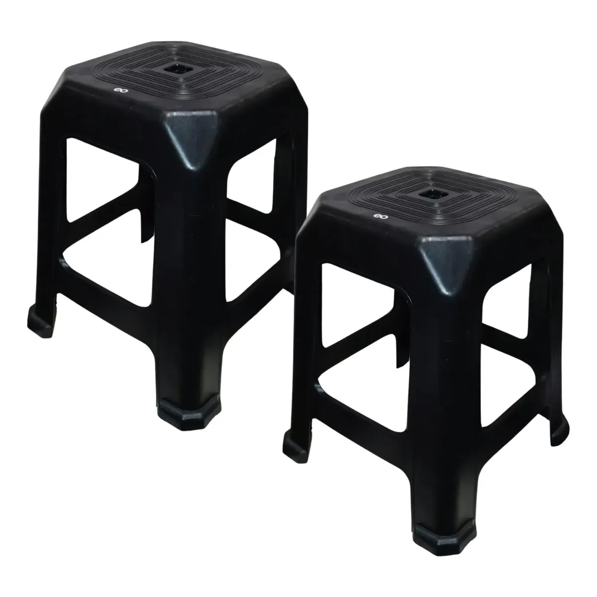 Foto 1 | Banco De Plástico 2 Pcs Eo Safe Imports Esi-20760 Negro