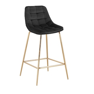Foto 1 | Banco Paul Velvet Negro Gold