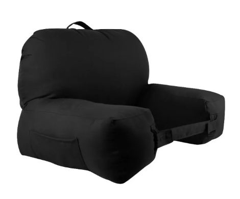 Cojin Almohada Wünd  Descanso Lumbar Respaldo Para Cama - Comodo Color Negro