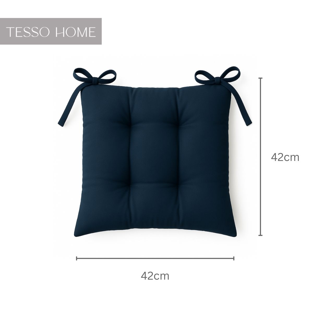 Foto 6 | Set 6 Cojines Para Silla Tesso Home Acolchados Color Marino