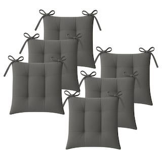 Foto 1 | Set 6 Cojines Para Silla Tesso Home Acolchados Color Gris