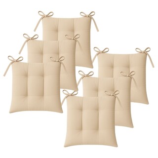 Foto 1 | Set 6 Cojines Para Silla Tesso Home Acolchados Color Beige