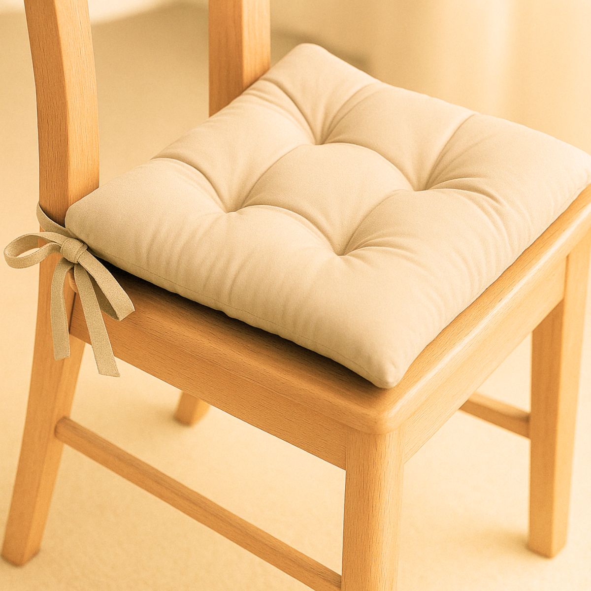 Foto 4 pulgar | Set 6 Cojines Para Silla Tesso Home Acolchados Color Beige