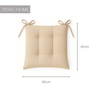 Foto 6 | Set 6 Cojines Para Silla Tesso Home Acolchados Color Beige
