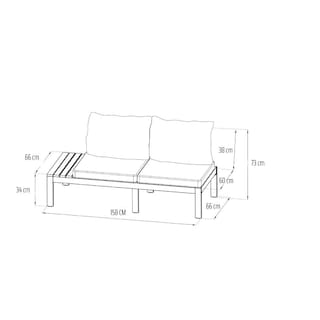Foto 6 | Griffin Sofa Set Midtown Concept color Blanco