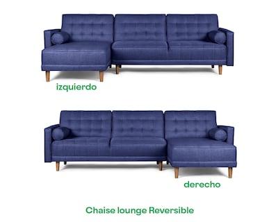 Foto 2 | Sala Modular Chiara Azul con Tecnología Beehive Airflex Foam Reversible