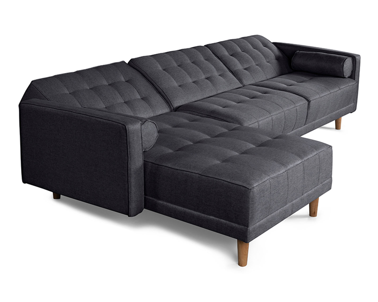 Foto 4 pulgar | Sala Modular Makora Chiara Gris Oxford con Tecnología Beehive Airflex Foam Reversible