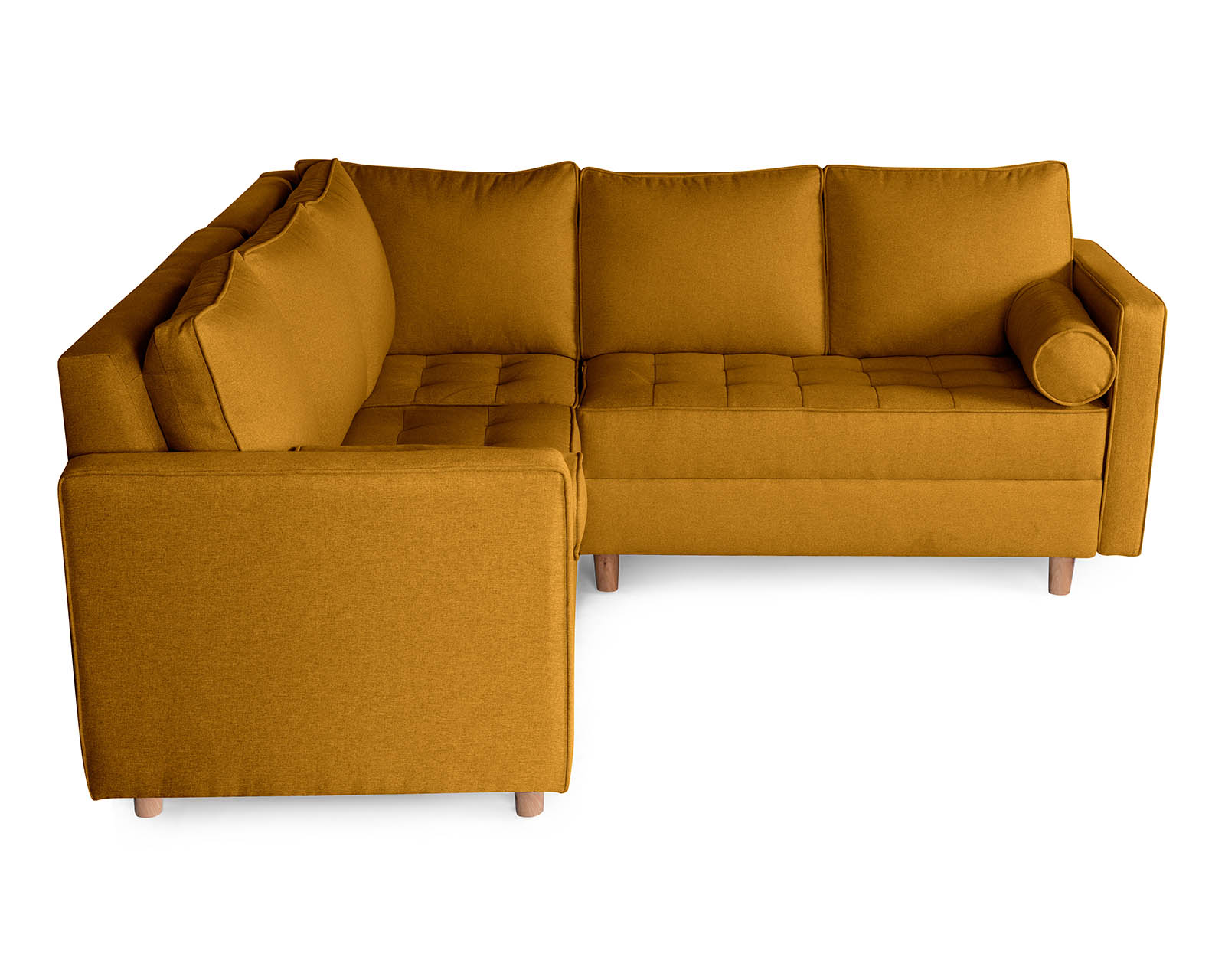 Foto 4 pulgar | Sala Modular Sofantástico Cerati Amarillo Mostaza