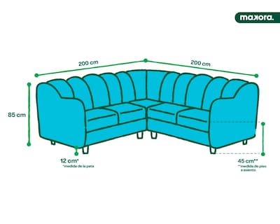 Foto 7 | Sala Modular Sofantástico Cerati Amarillo Mostaza