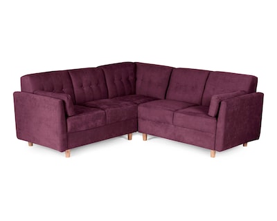 Foto 2 | Sala Esquinera de Velvet Morado Kravitz Makora