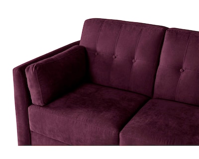 Foto 5 | Sala Esquinera de Velvet Morado Kravitz Makora