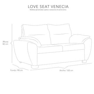 Foto 7 | Love Seat 2 Plazas Dicasa Venecia Azul